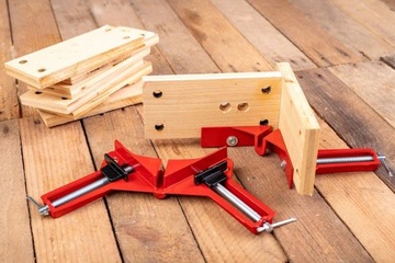 СТОЛЯРНЫЕ УГЛОВЫЕ ЗАЖИМЫ, УГЛОВЫЕ ТИСКИ, МЕТАЛЛИЧЕСКАЯ РУЧКА