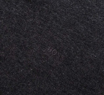 Hugo Boss V-neck * elegancki sweter z logo * wełna * XXL