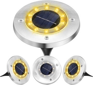 VIRIDI 4SZT LAMPY SOLARNE LED NAZIEMNE IP65