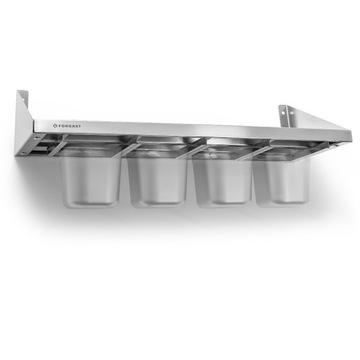ПОЛКА С КОНТЕЙНЕРАМИ 4 GN 1/6 FORGAST FG15003