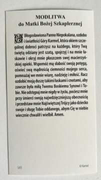 Кармелитовая ткань наплечная Декада Святого Розария, дерево, набор из 2 шт.