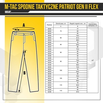 MTac Spodnie taktyczne Patriot Gen II Flex Army Olive 34/30