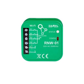 ВХОДНОЙ ИНТЕРФЕЙС RNW-01 Wi-Fi SUPLA ZAMEL