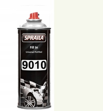 LAKIER DO ALUMINIUM RAL 9010 CZYSTY BIAŁY POŁYSK FARBA SPRAY 400 ML