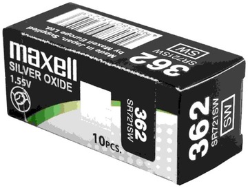 10x BATERIA SREBROWA MAXELL SR 721 SW 362 SR58