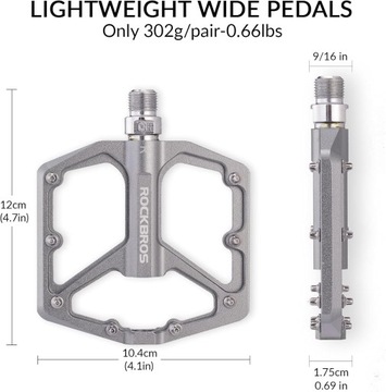 Pedały rowerowe ROCKBROS K203-TI Platformowe ce