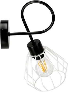 Lampa Sufitowa Led Nocna Lampa Diament Biały