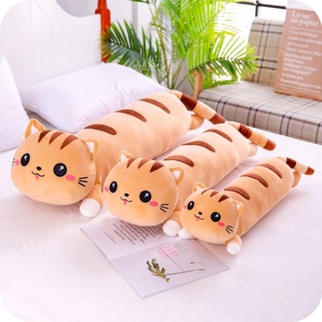 ДЛИННАЯ подушка КОТЕНОК МАСКОТ ПЛЮШЕВАЯ ИГРУШКА 70см