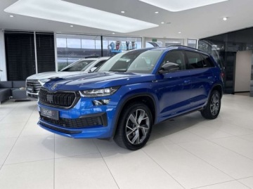 Skoda Kodiaq I SUV Facelifting 1.5 TSI 150KM 2022 Skoda Kodiaq Sportline Ambiente Kamera cofania CarPlayAndroid Auto FV23