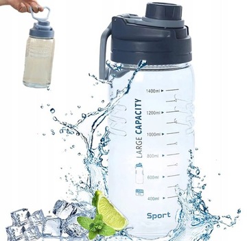Butelka BEDEE 1500 ml odcienie niebieskiego