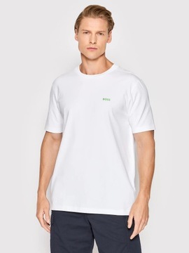 koszulka meska hugo boss tshirt meski hugo classic logo biala