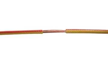 PRZEWÓD KABEL FLRY-B 1x0,5mm Żółto - czerwony 1m
