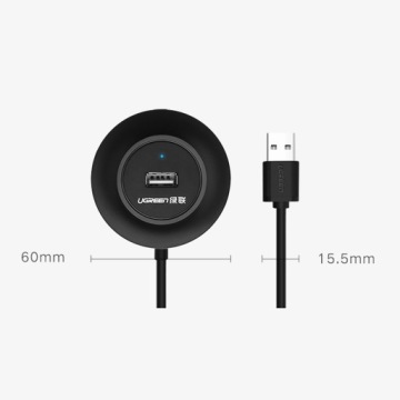 UGREEN HUB 4 в 1 USB-A - 4x USB-A 2.0 480 Мбит/с 1 м
