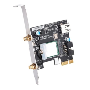 Karta sieciowa Gigabyte GC-WBAX1200 WiFi 6E Bluetooth 5.2 brak anteny