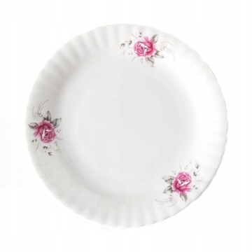 B444 TALERZ PŁYTKI 17 cm Rozalia IWONA PORCELANA