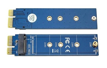 ADAPTER PRZEJŚCIÓWKA M.2 NVMe KeyM do PCI-e x1 SSD