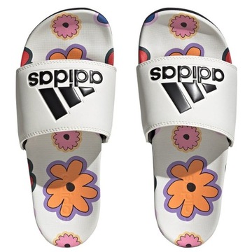 KLAPKI ADIDAS ADILETTE COMFORT SPORTOWE BASENOWE PLAŻOWE BIAŁY R.40 1/2