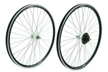 KOŁO 28 PRZÓD+TYŁ KANDS DWING + WOLNOBIEG 7-rzę. SHIMANO