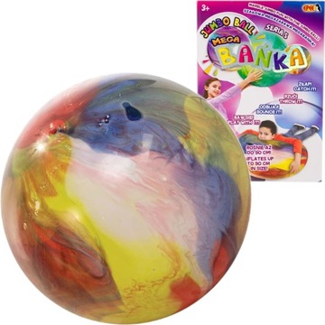MEGA BAŃKA DMUCHANA PIŁKA BALONOWA KOLOROWY MIX #1