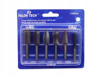 БОЛЬШОЙ НАБОР СВЕРЛИЛЬНЫХ ФРЕЗ ПО МЕТАЛЛУ, ЦИЛИНДРИЧЕСКИЕ, КОНИЧЕСКИЕ, 6 шт.