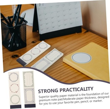 2 Szt Notesy Notesy Najwyższej Jakości Notatnik Na Biurko Mini Karteczki Sa