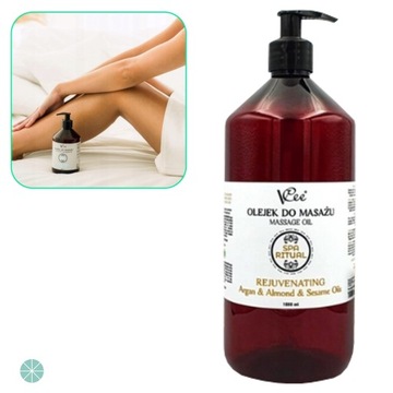 OLEJEK DO MASAŻU VCee NATURALNY WEGAŃSKI 1000ml