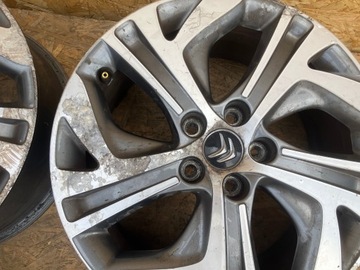 4× DISK HLINÍK CITROEN OE 7.0" X 17" 5X108