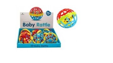 МЯЧИК МЯЧ С ПОГРЕМКОЙ РЕЗИНОВАЯ ПОГРЕМКА 6М+