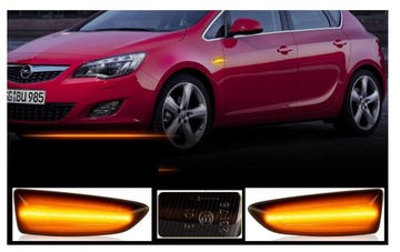 LED SMĚROVKY OPEL ASTRA J IV K V INSIGNIA B II GRANDLAND ČERNÉ