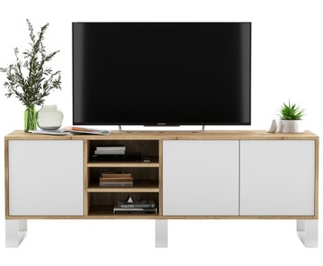 Szafka RTV Loft komoda RTV Loft 150 cm biały MAT