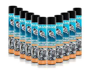 ZMYWACZ TECHNICZNY PULSAR USUWA KLEJE SMARY WOSKI OLEJE SPRAY 750 ml x11