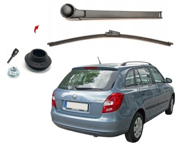 РЫЧАГ + ЗАДНИЙ СТИРАТЕЛЬ Fabia II Kombi + ГАЙКА ПРОКЛАДКИ ФОРСУНКИ