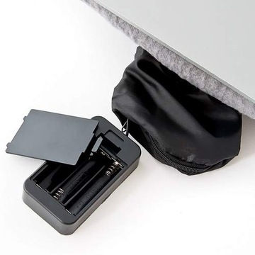 Портативная плоская подставка для ноутбука Relaxdays со светодиодной подсветкой, серая