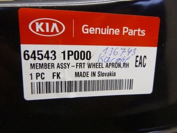 KIA VENGA KALICH ZÁSTĚRA VÝKLENEK KOLA