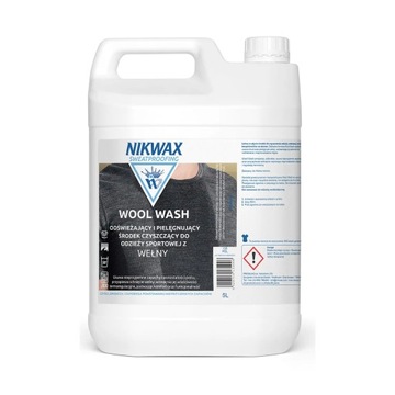 Płyn do prania odzieży z wełny merino Nikwax Wool Wash 5L