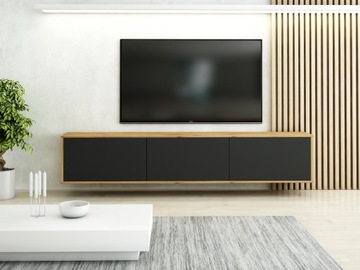 ВЫСОКИЙ ПОДВЕСНОЙ ШКАФ ПОД ТЕЛЕВИЗОР 200, СОВРЕМЕННЫЙ КАШМИР