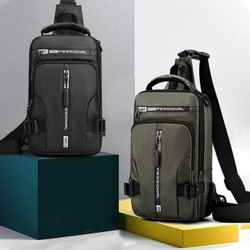 МУЖСКАЯ НАСТЕННАЯ СУМКА ВОДОНЕПРОНИЦАЕМЫЙ РЮКЗАК USB