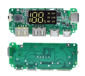 УНИВЕРСАЛЬНЫЙ модуль зарядки аккумулятора для аккумуляторов Li-Ion 18650 POWERBANK