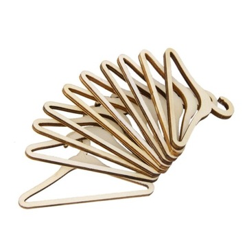 Натуральные деревянные вешалки, аксессуары для кукол, пальто, платье