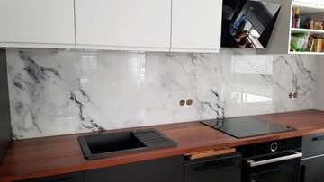 Панель из закаленного стекла 120Х50 для кухни АБСТРАКТ