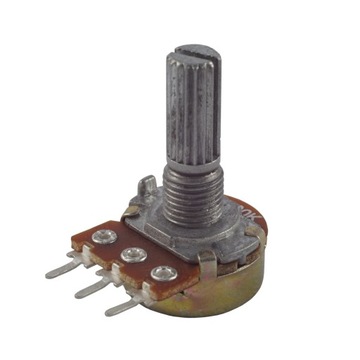Potencjometr obrotowy 100k liniowy L=20mm