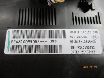 Счетчик часов RENAULT CLIO V 5 P248100950R