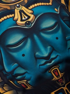 MANTO Рашгард с коротким рукавом BIG BUDDHA размер M