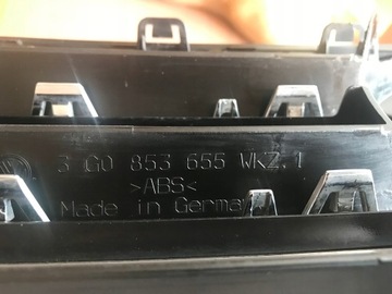 VW PASSAT B8 MASKA MŘÍŽKA 3G0853655