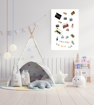 ГИБКАЯ МАГНИТНАЯ ДОСКА, СУХОГО Стираемая пленка, приклеенная, БОЛЬШЕ МОЩНОСТИ