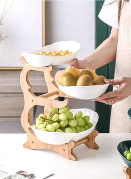 3-х уровневая корзина для фруктов и подставка для овощей