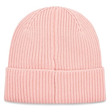 CALVIN KLEIN BEANIE CAP - CZAPKA RÓŻOWA DAMSKA