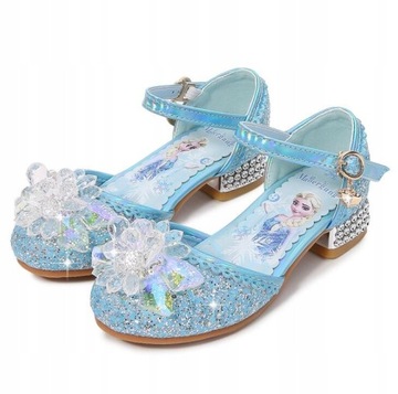 BUTY BUCIKI NA OBCASIE DLA KSIĘŻNICZKI dziewczęce