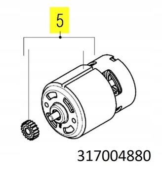 METABO Silnik do wkrętarek BS 18 L Quick 317004880
