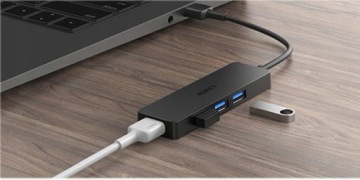 Концентратор AUKEY CB-H39 USB-C SLIM 4XUSB 3.0 5 ГБ/с